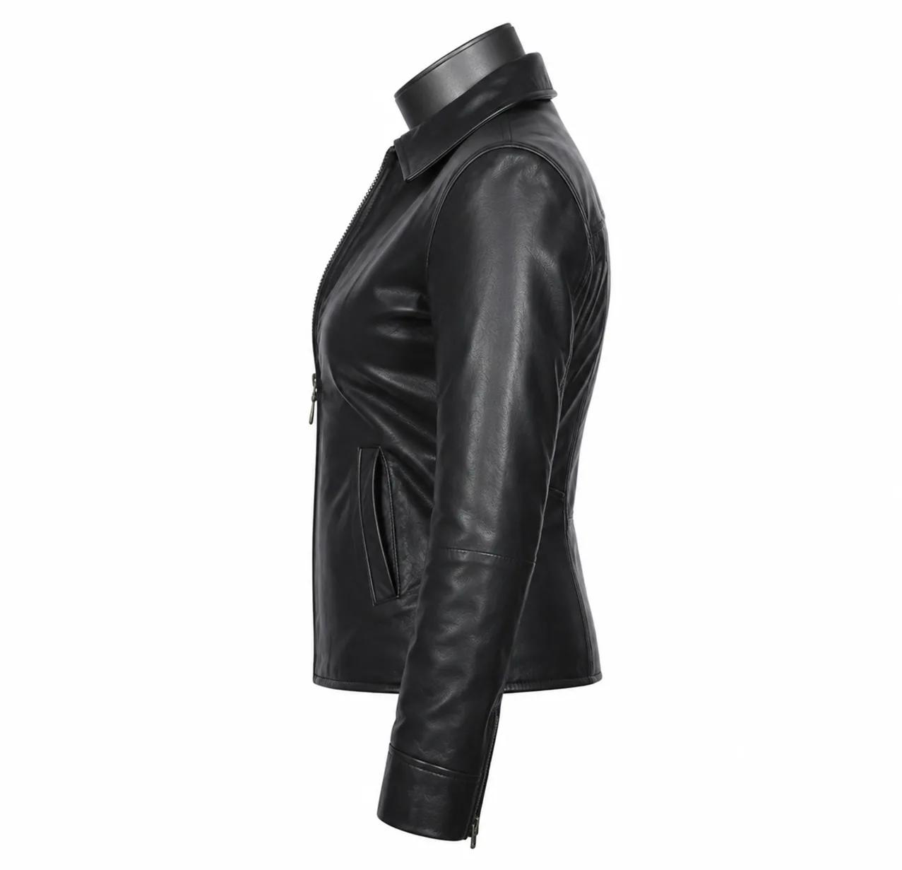 Ladies Hornet Leather Jacket - Image 2