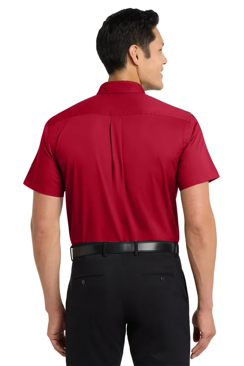 Long Short Sleeve Easy Care Shirt - Image 4