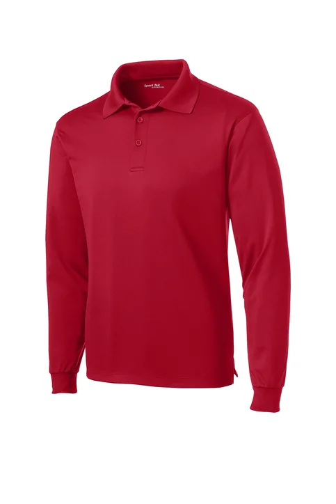 Long Sleeve Dri-Wick Polo Shirt - Image 2