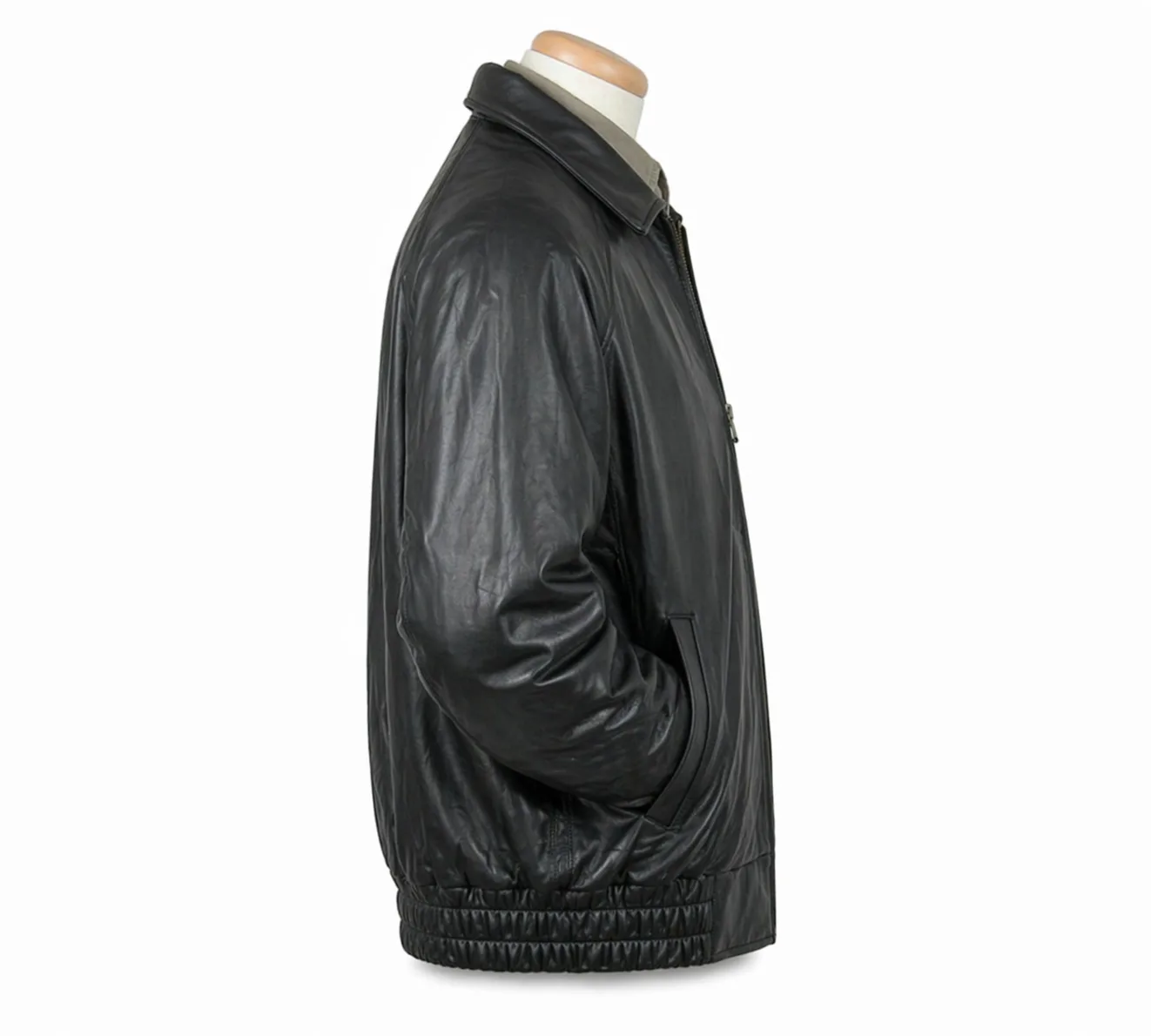 Men's Lamb Skin Leather Jacket - Image 2