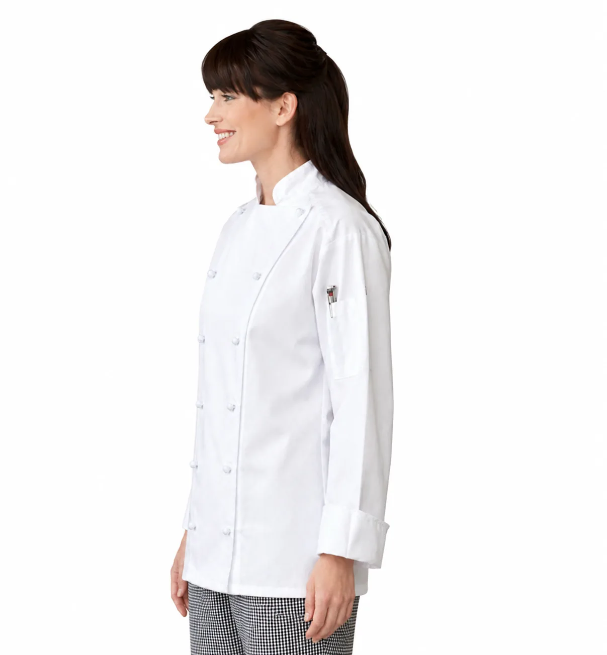 Mirage Knot Button Chef's Jacket - Image 3