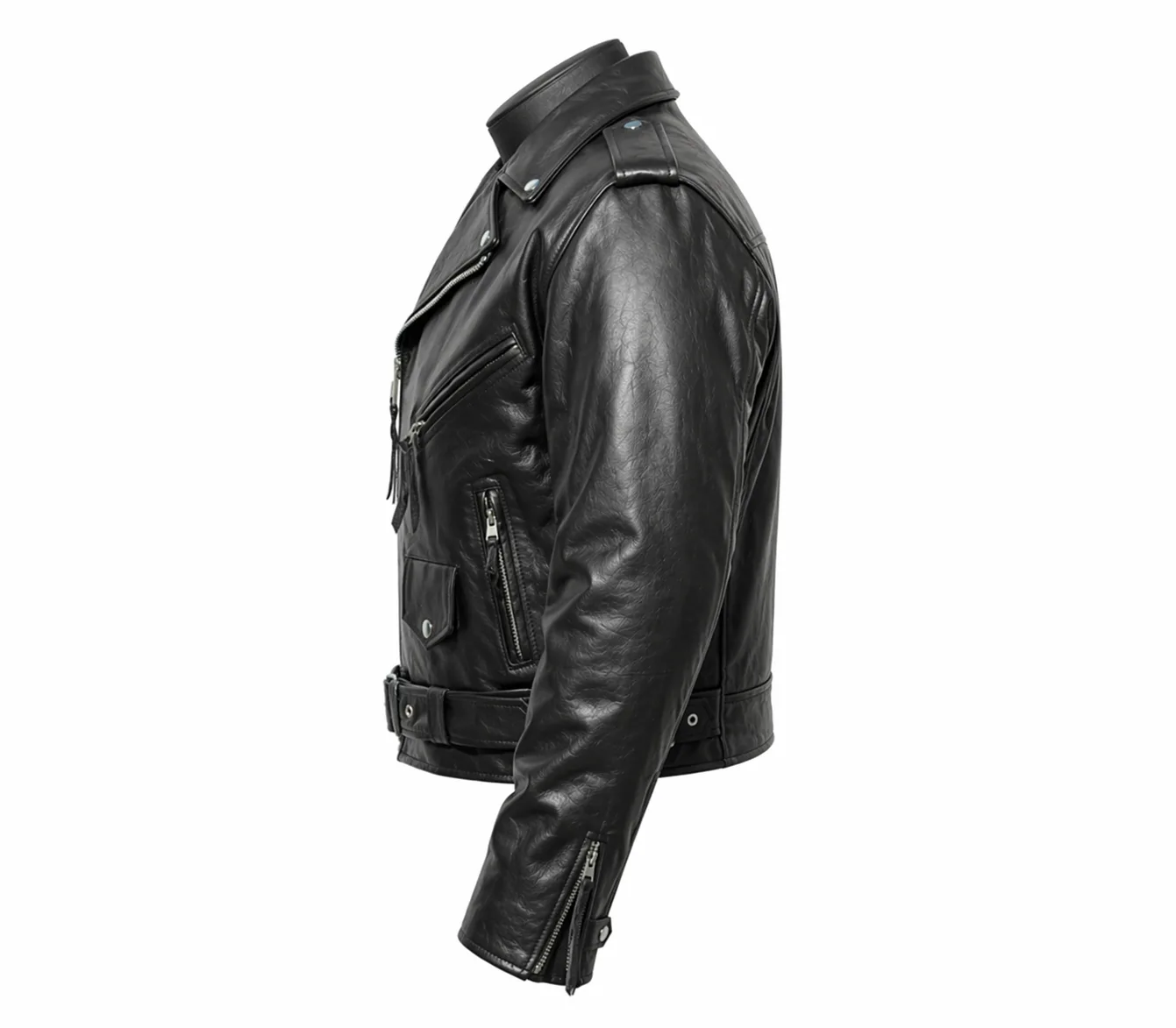 Motorcycle Leather Jacket - Image 3