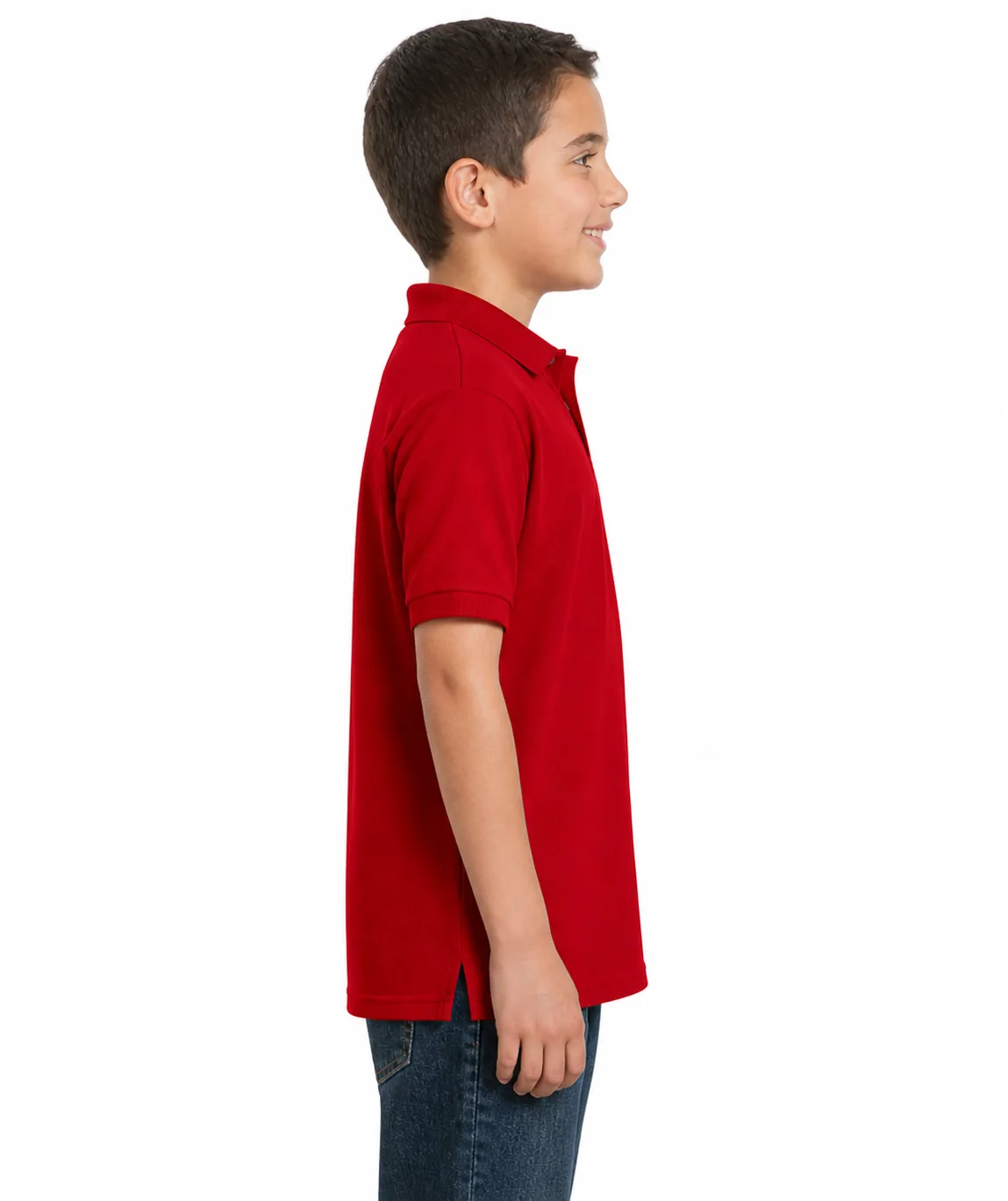 Personalized Kid’s School Shirt 65/35 Cotton/Poly - Image 2