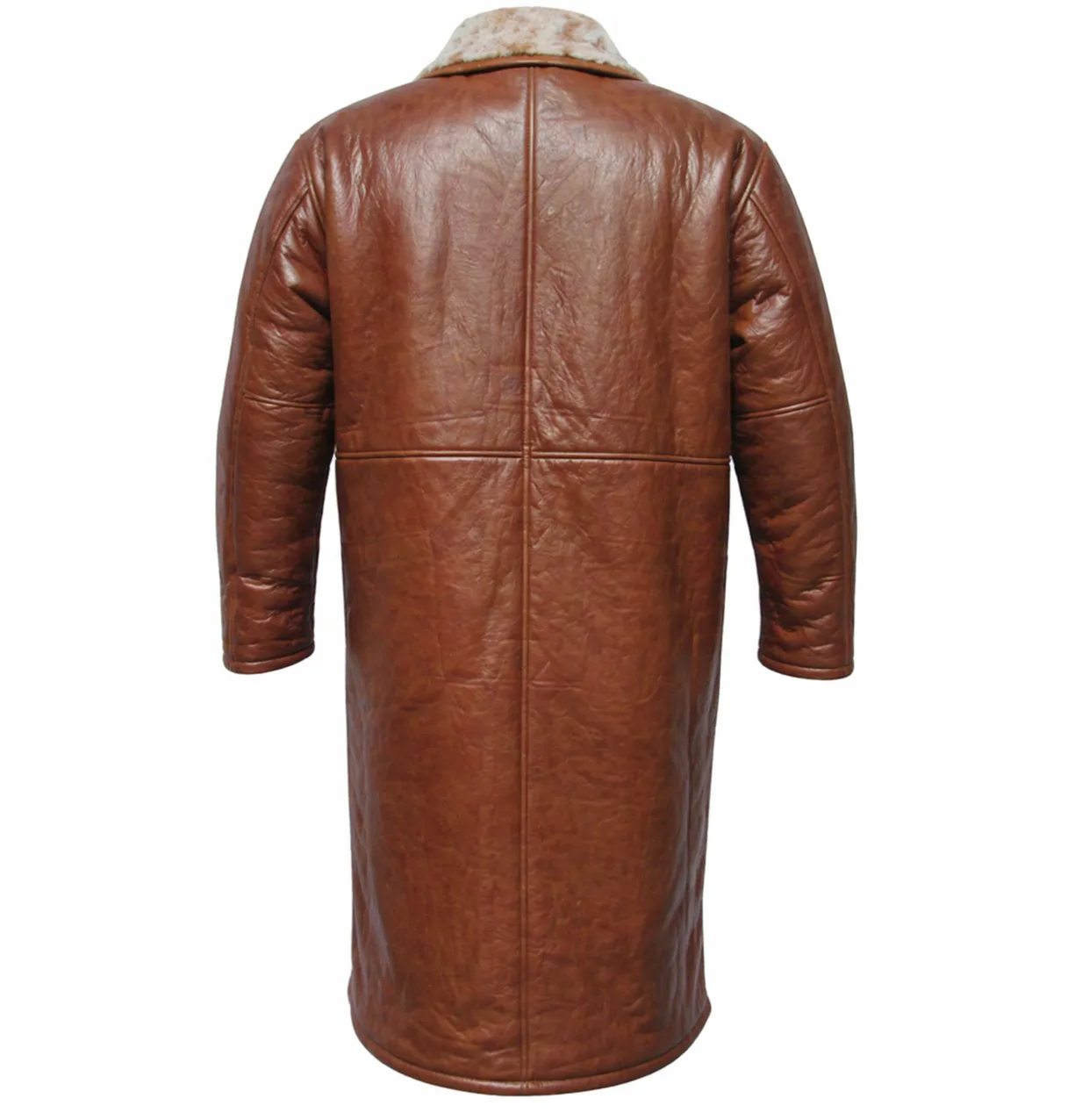 Rockford Long Leather Jacket - Image 4