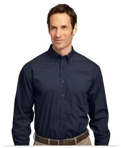 Personalized Long Sleeve Easy Care Soil Resistant Shirt