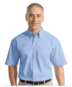 Personalized Short Sleeve Value Poplin Shirt