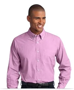 Men's Easy Care Shirt With Personalized Logo