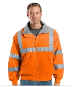 Customize Work Jacket with Reflective Tapes