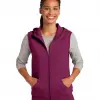 Personalized Sport-Tek Ladies Hooded Fleece Vest