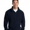 Custom Logo Embroidered Fleece Pullover