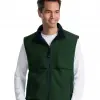 Embroidered Fleece Vest Reversible
