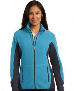 Custom Port Authority Ladies Fleece Full-Zip Jacket