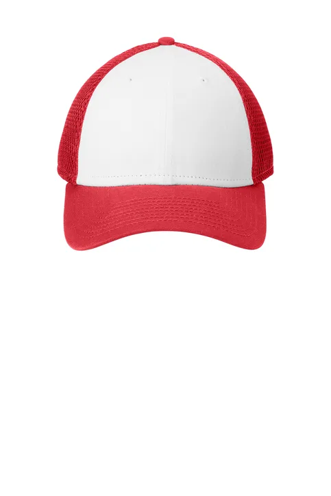 Snapback Contrast Front Mesh Cap - Image 4