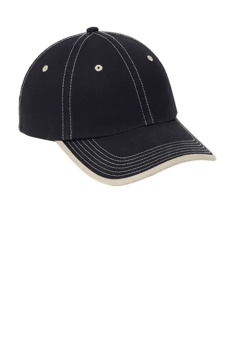 Vintage Cap Contrast Stitch - Image 2
