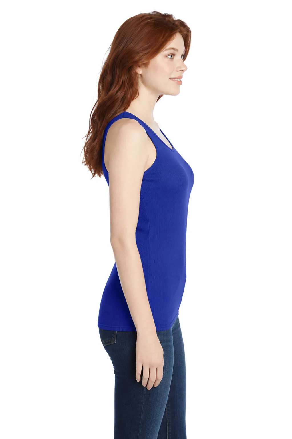 Women’s Tank Top Rib Knit - Image 3