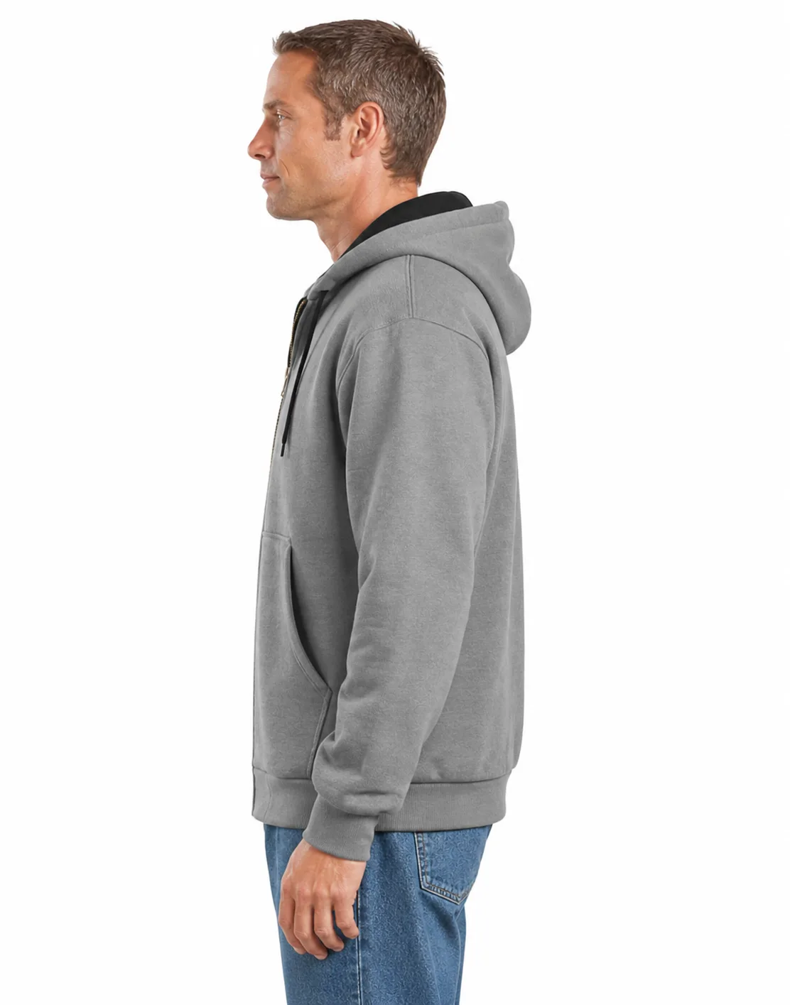 Work Jacket Full Zip Hooded - Image 3