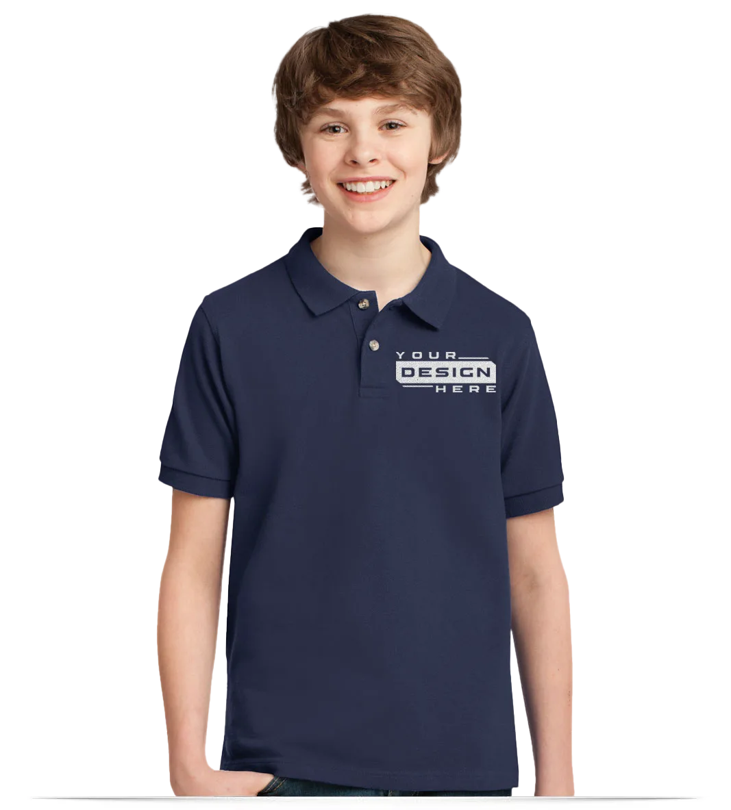 Design Custom Youth Polos and Embroidered Kids Polo Shirts