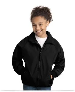 Embroidered Logo Kid’s School Jacket