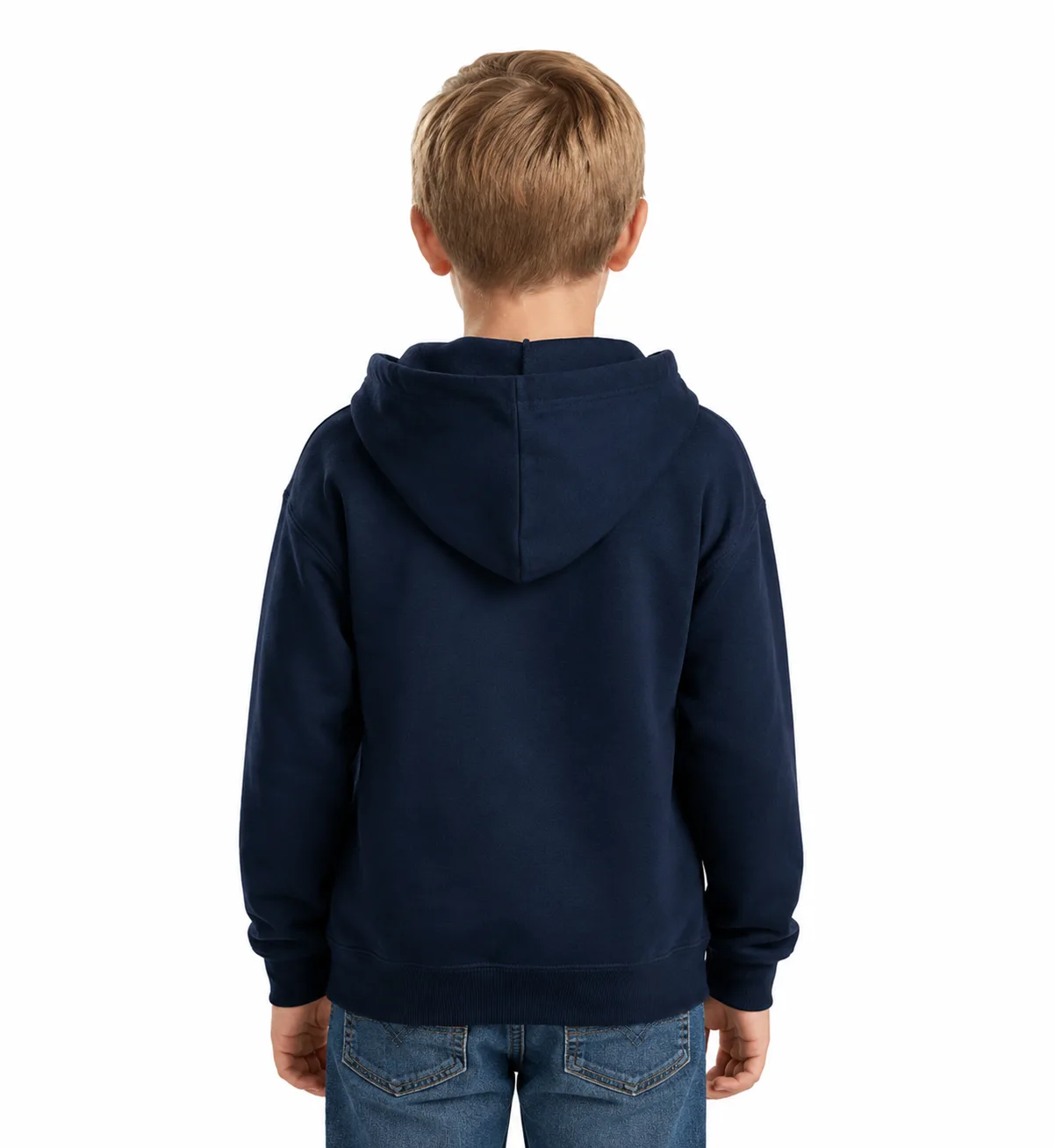 Youth Hooded Zip Jacket - Image 4