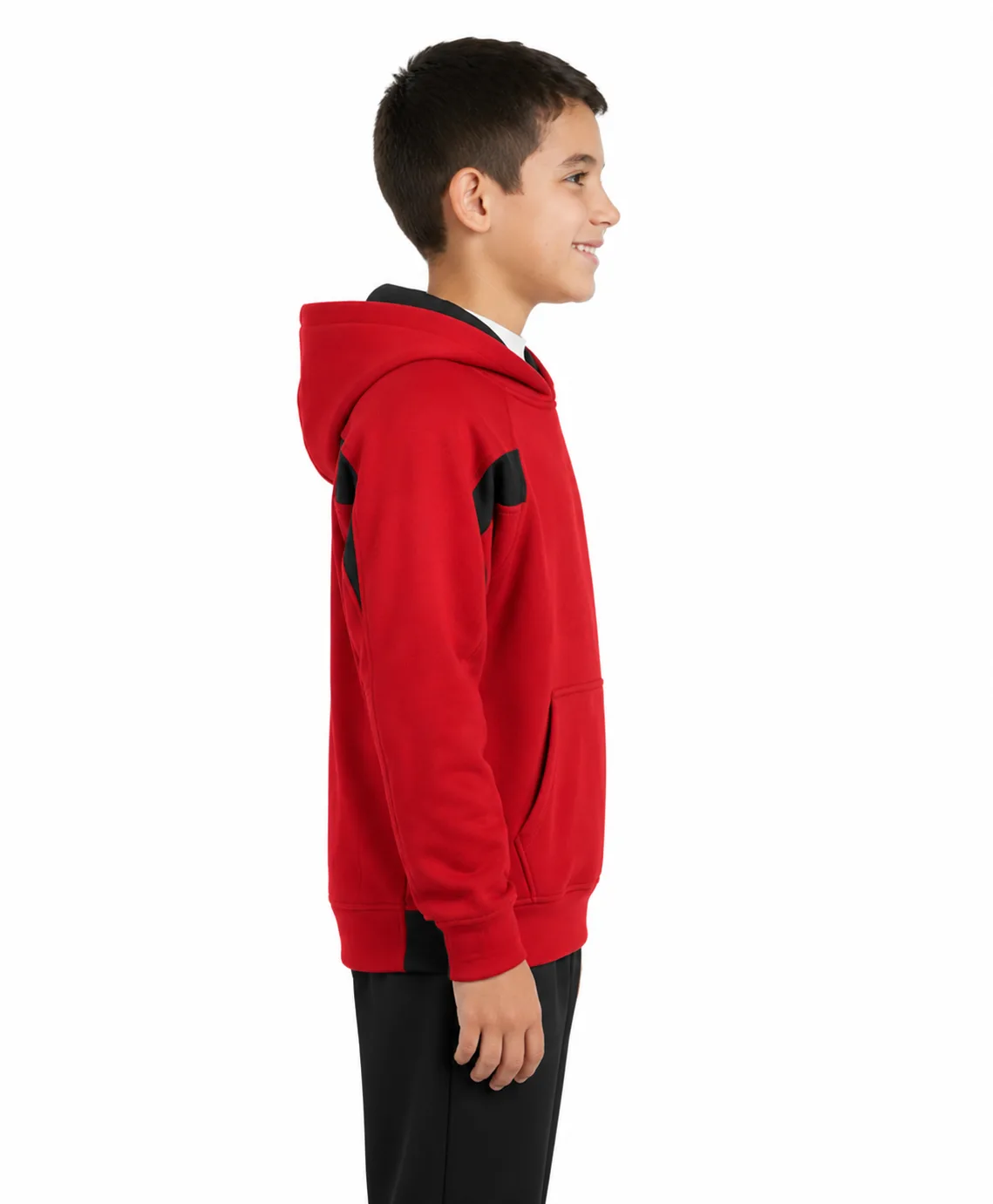 Youth Raglan Hooded Sweatshirt - Image 2