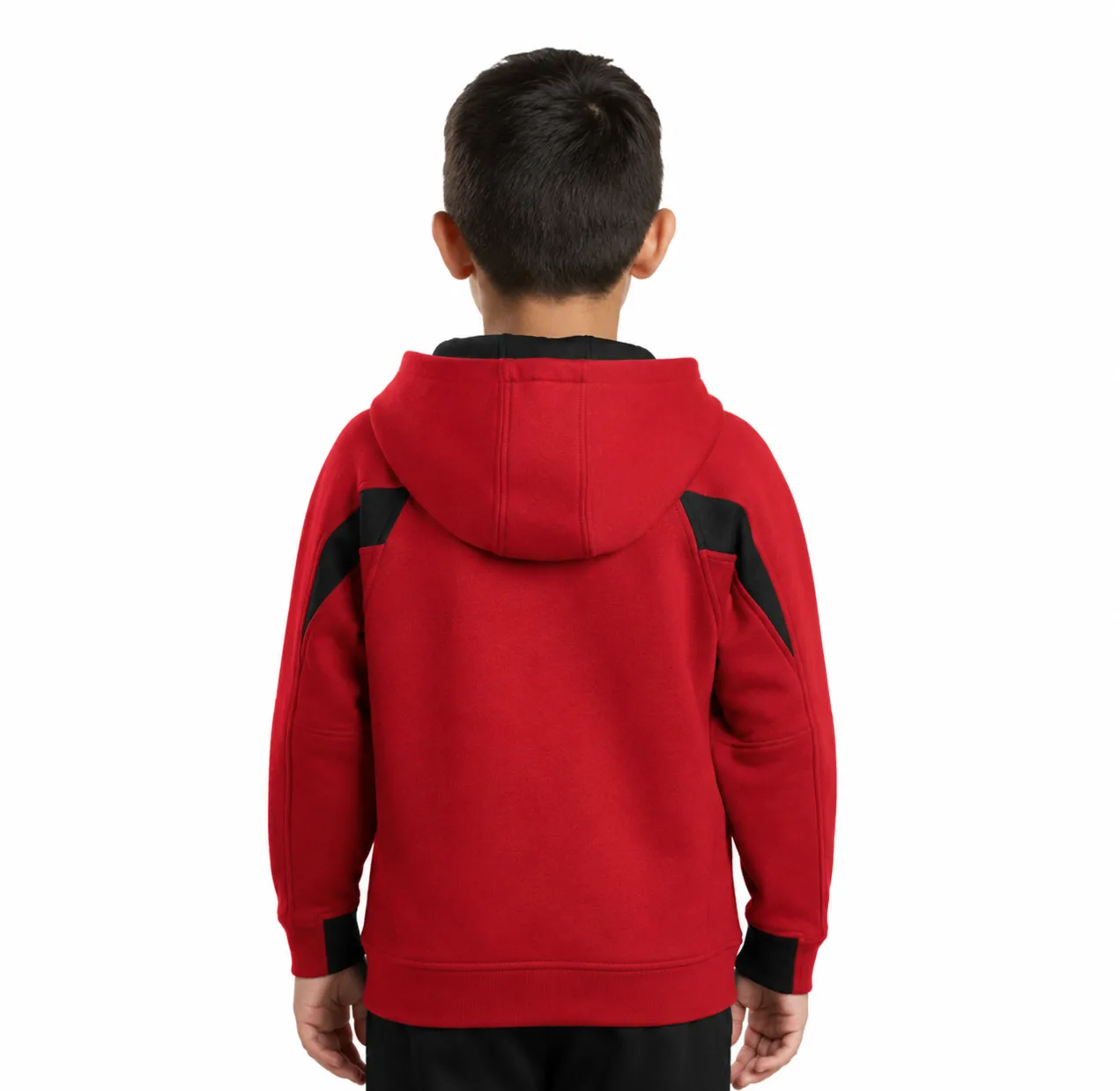 Youth Raglan Hooded Sweatshirt - Image 4