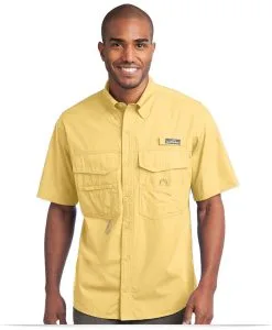 Customize Eddie Bauer Short Sleeve Fishing Shirt