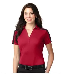 Personalized Port Authority Ladies Dri-Fit Stripe Polo Shirt