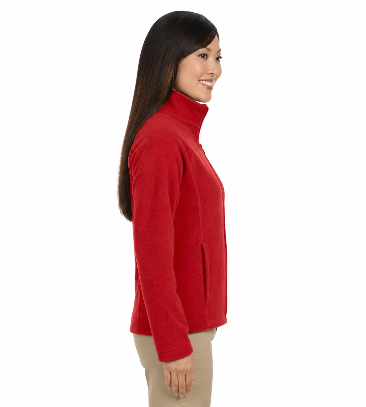 Harriton Women's Full-Zip Fleece Jacket - Image 3
