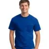 Custom Embroidered Gildan 50/50 Poly Pocket T-Shirt