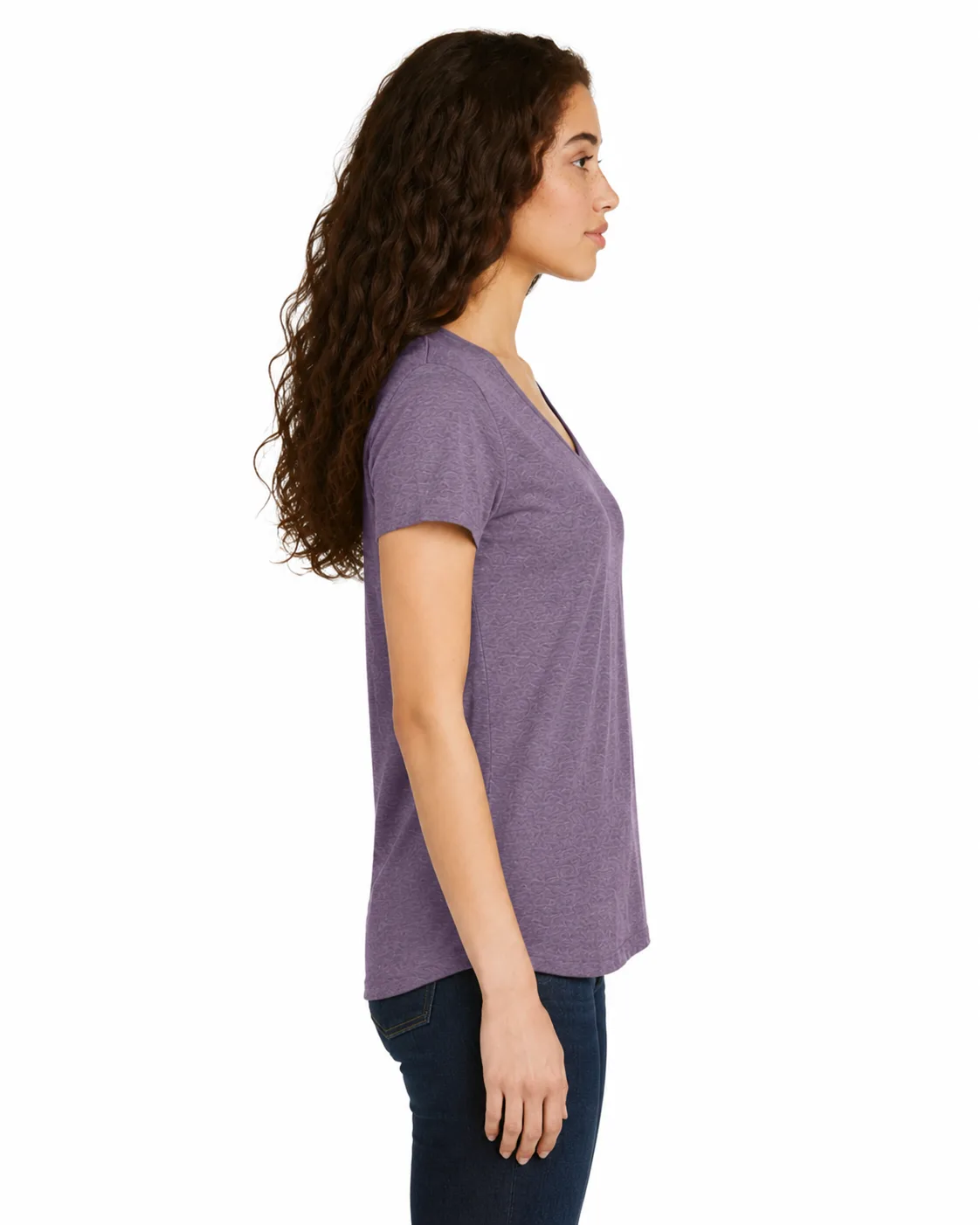 Alternative V-Neck Vintage 50/50 Tee - Image 2