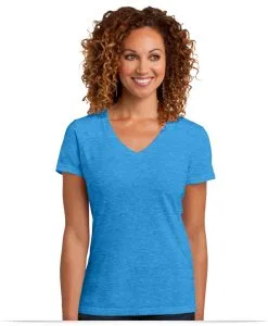 District Made Ladies Perfect Blend V-Neck Tee