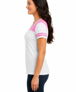 Alternative view of District Juniors Varsity V-Neck Tee
