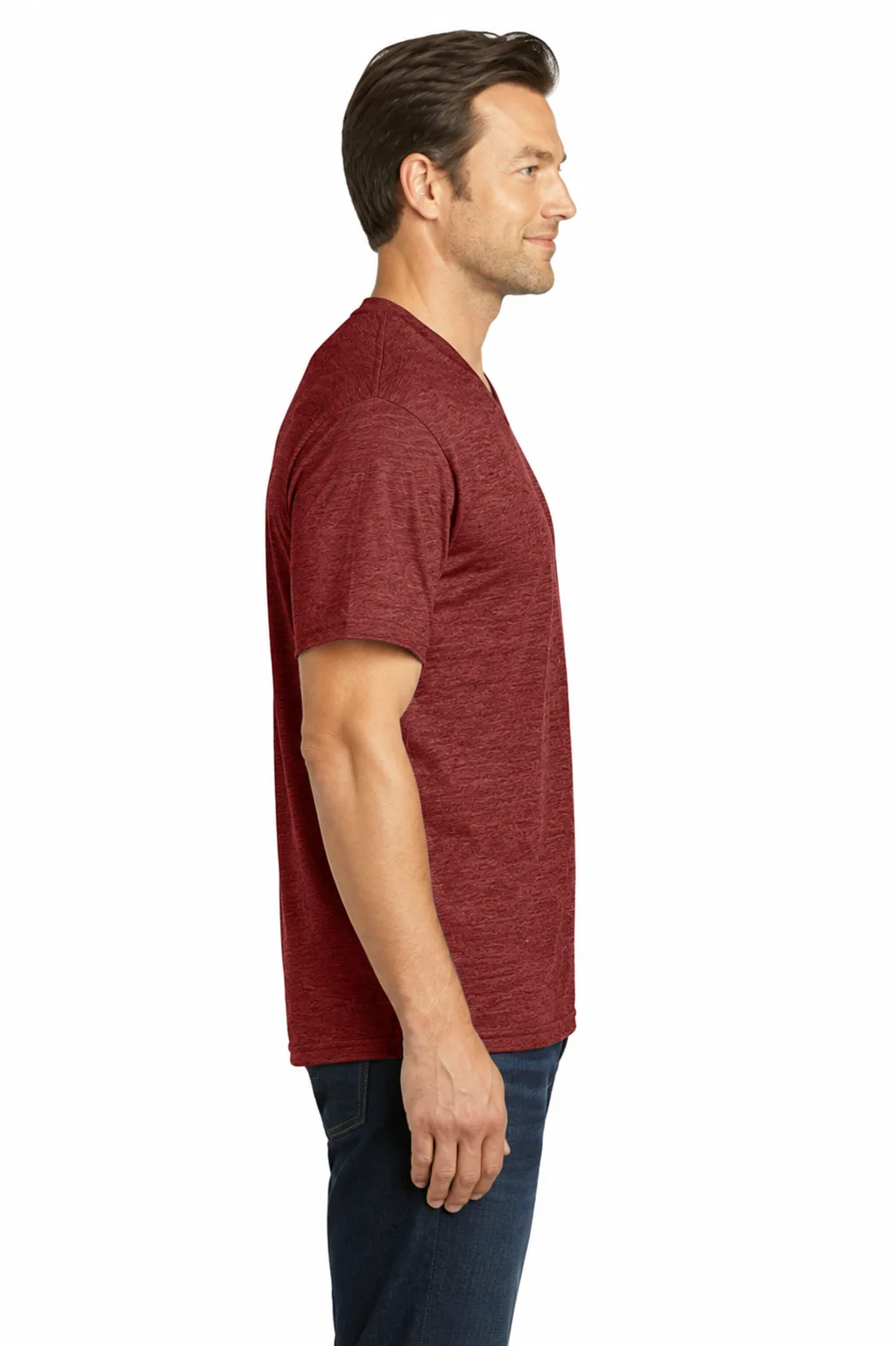 District Made Men's Perfect Weight V-Neck Tee - Image 3