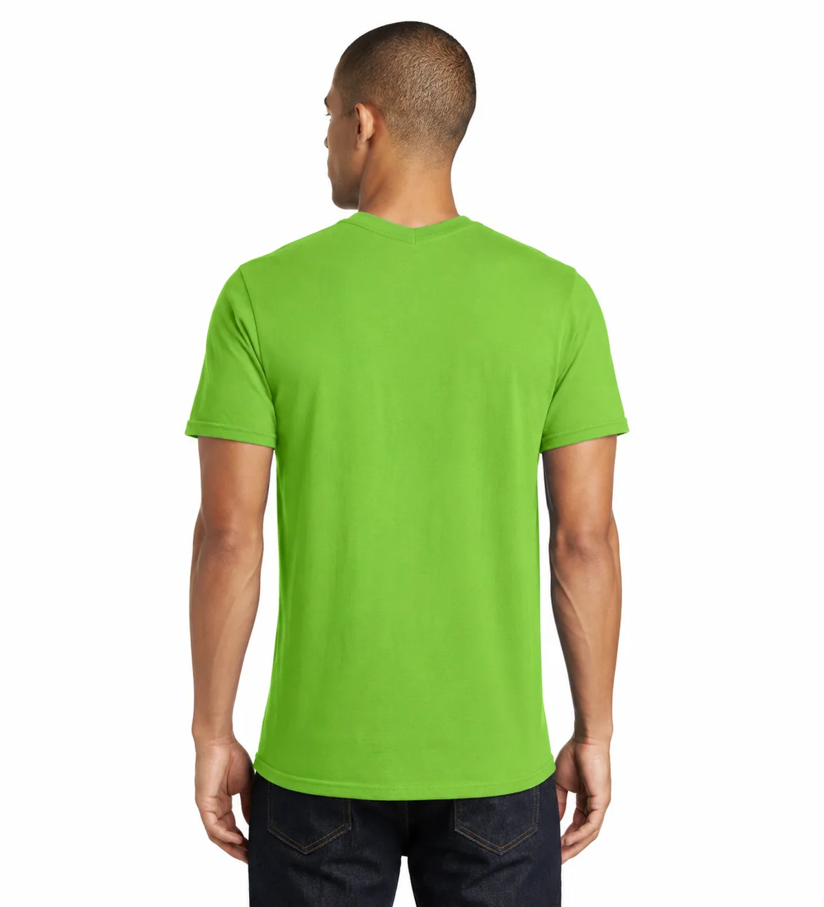 District Young Men's The Concert Tee V-Neck - Image 4