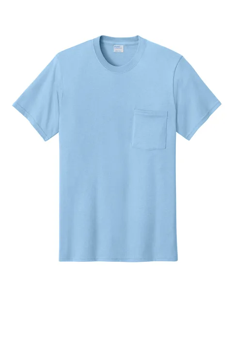 Hanes Cotton T-Shirt with Pocket - Image 2