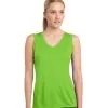 Customize Sport-Tek Ladies Sleeveless V-Neck Tee