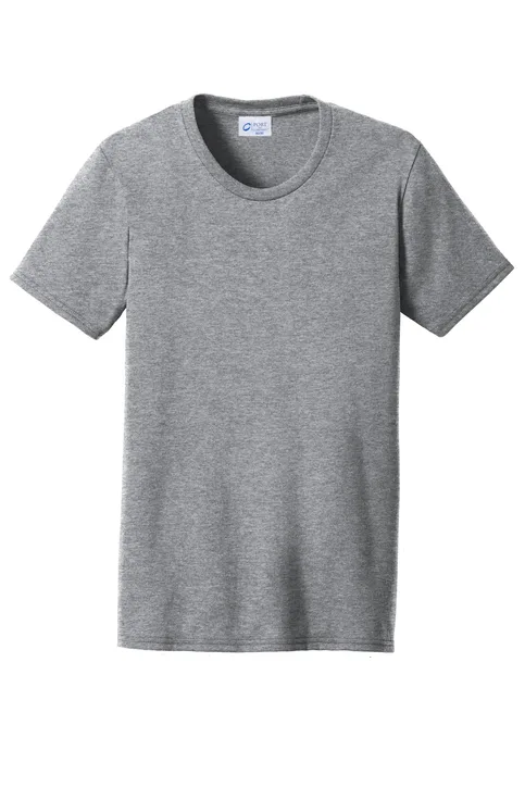 Port and Company Ladies Cotton/Poly T-Shirt - Image 2