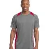 Custom Sport-Tek Heather Colorblock Contender Tee