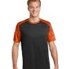 Customize Logo Sport-Tek CamoHex Colorblock Tee