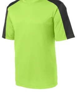 Alternative view of Sport-Tek Competitor Sleeve-Blocked Tee