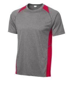 Alternative view of Sport-Tek Heather Colorblock Contender Tee