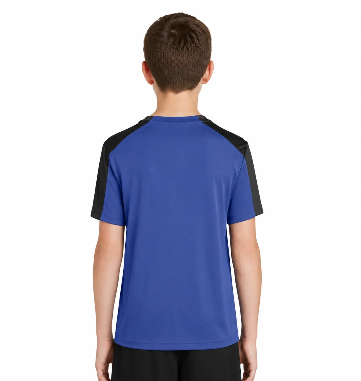 Sport-Tek Youth Sleeve-Blocked Tee - Image 4
