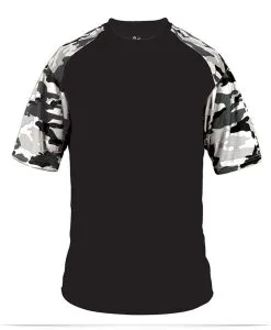 Custom Badger Sport Youth Camo Sport Tee