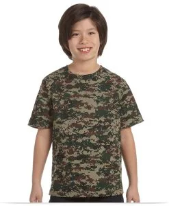 Custom Code Five Youth Camouflage T-Shirt