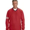 Customize Adidas Golf Men’s Climalite Colorblock V Neck Wind Shirt