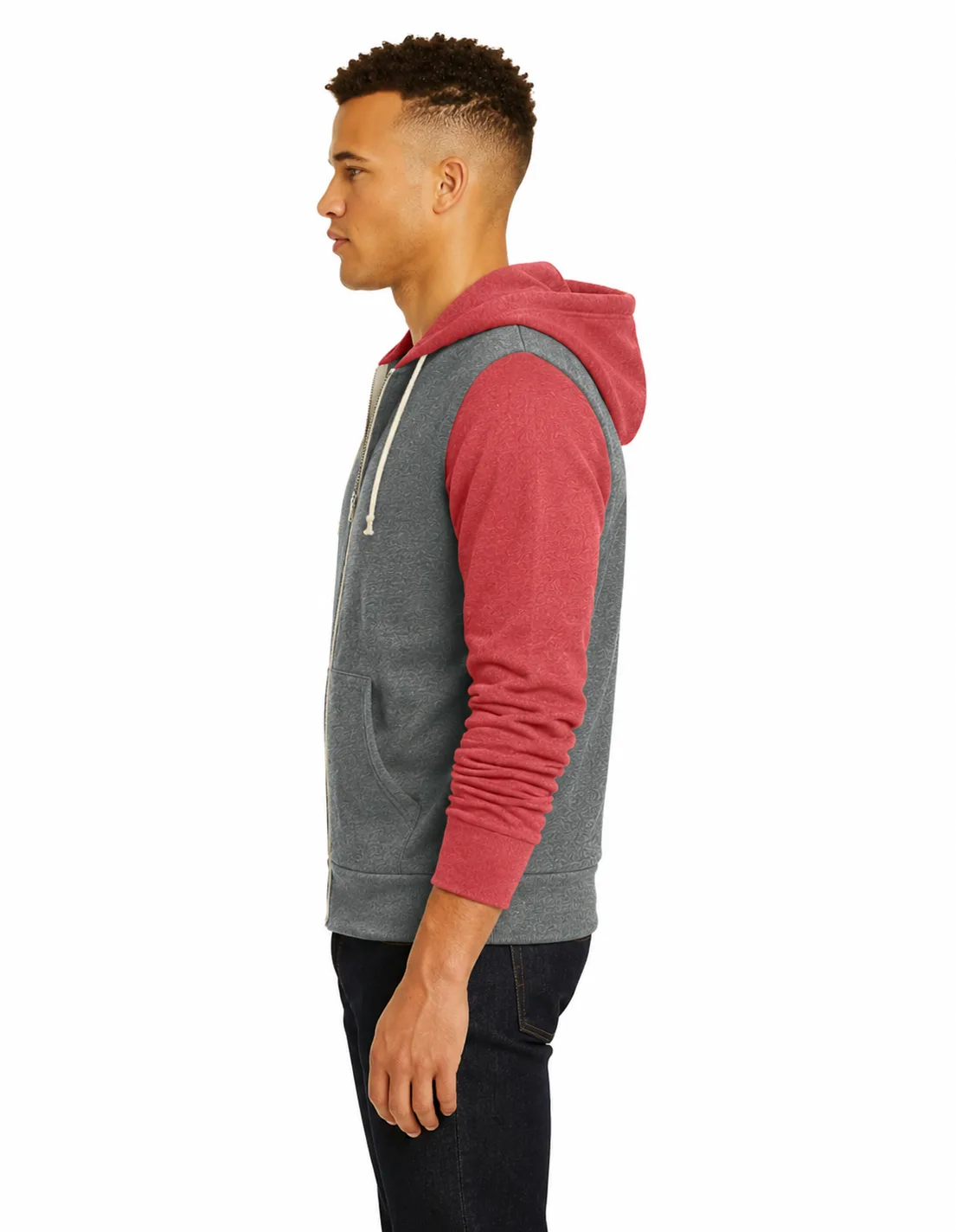 Alternative Colorblock Rocky Eco-Fleece Zip Hoodie - Image 3