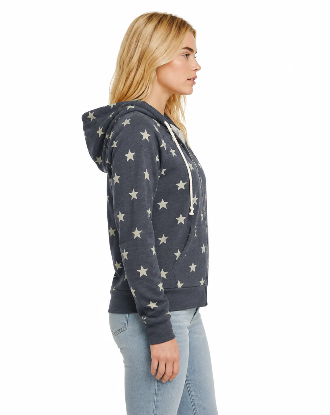 Alternative Ladies Camo Fleece Zip Hoodie - Image 2