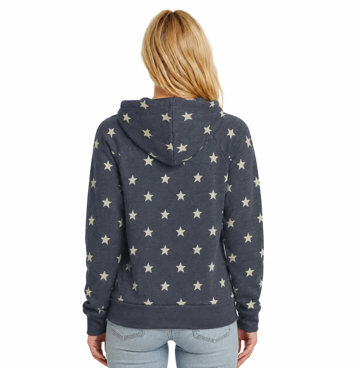 Alternative Ladies Camo Fleece Zip Hoodie - Image 4