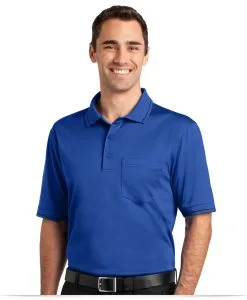 Customize Corner Stone Snag-Proof Tipped Pocket Polo