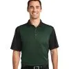 Customize Logo Corner Stone Snag-Proof Blocked Polo